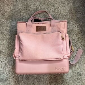 Bogg Canvas Backpack. Old rose pink. Excellent condition. Used